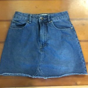 Jean skirt
